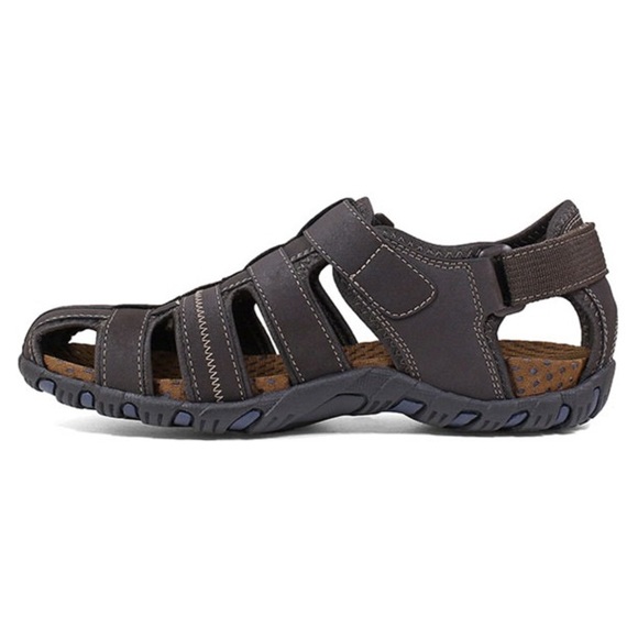 Nunn Bush Walk NWT!  Rio Bravo Fisherman Sandals Brown Closed Toe Sandals main image 10